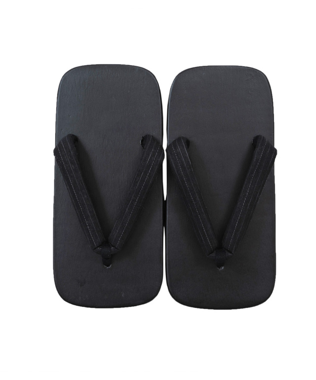 近江ちぢみ絣織鼻緒桐下駄