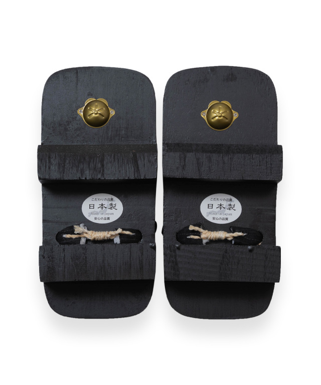 近江ちぢみ絣織鼻緒桐下駄