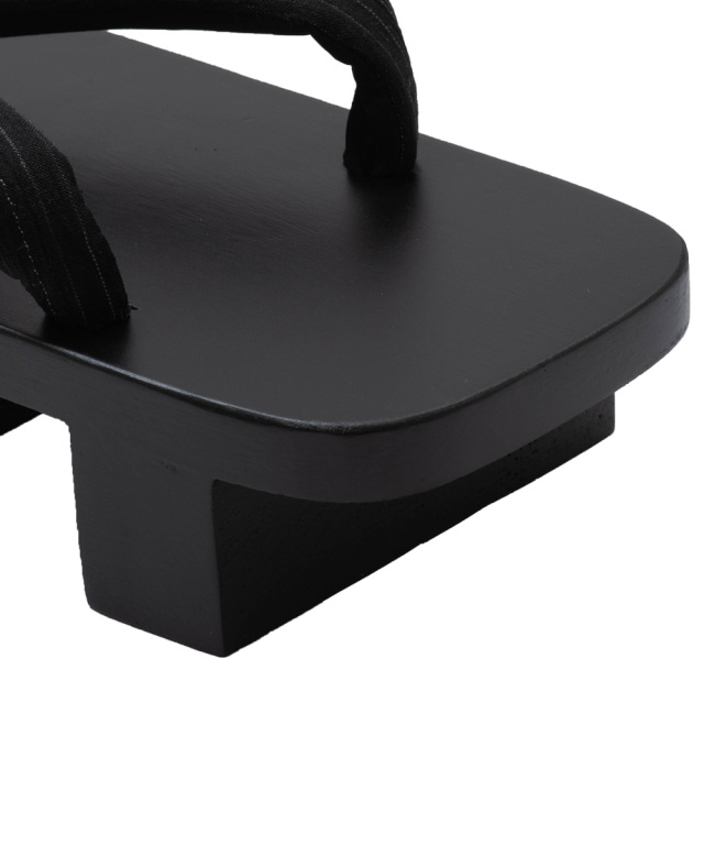 近江ちぢみ絣織鼻緒桐下駄