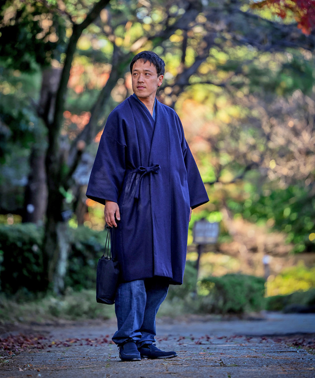 刺子織信玄袋