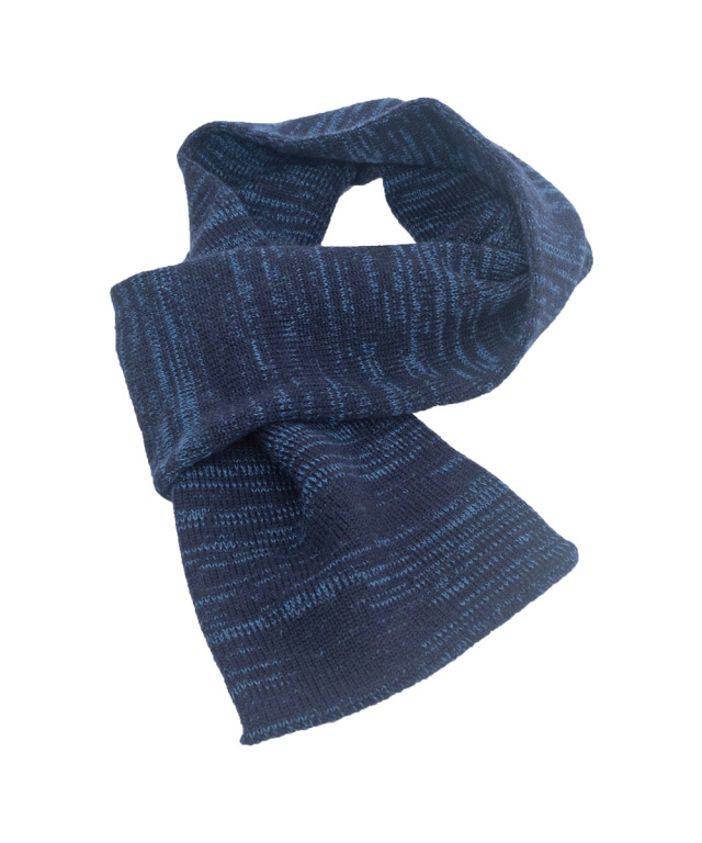 ウール差し込みマフラー絣