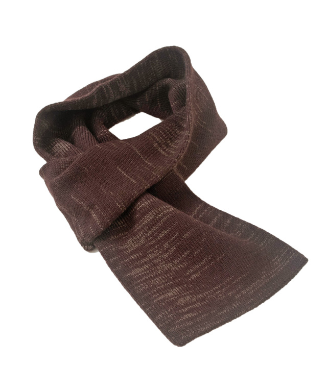 ウール差し込みマフラー絣