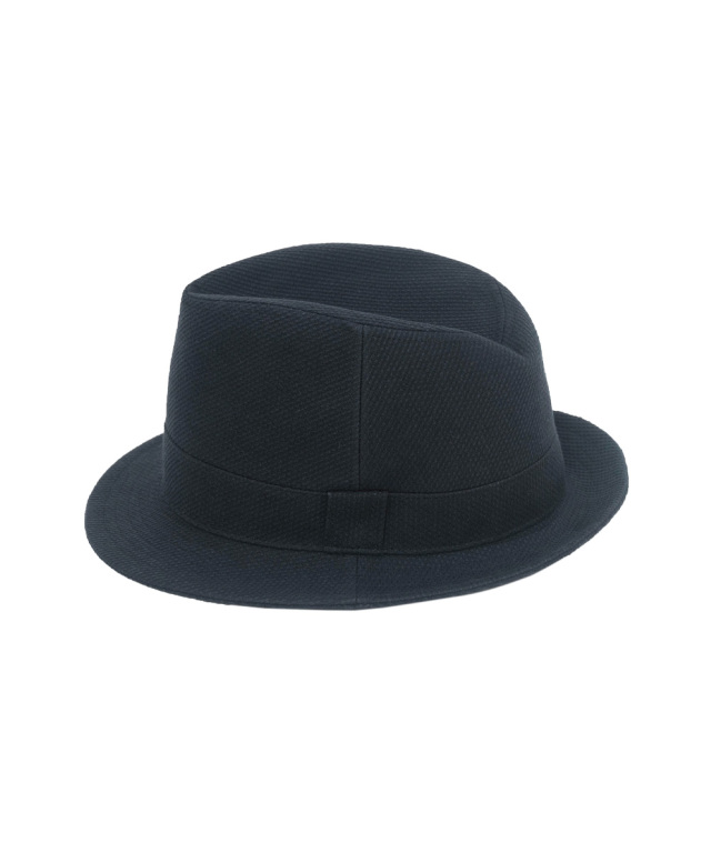 刺子織中折れ帽子