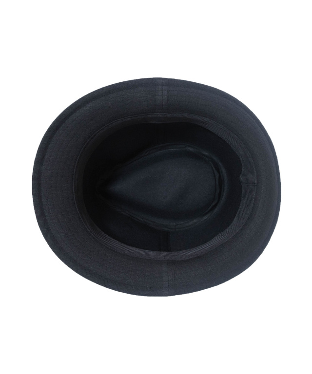 和紙しじら織中折れ帽子 No.3 黒 【和粋庵】 | 作務衣・甚平通販 和粋庵