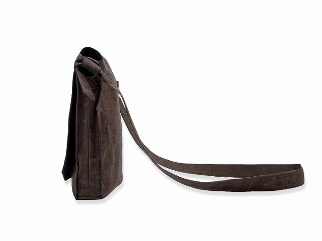 たてスラブ頭陀袋ミニ 茶