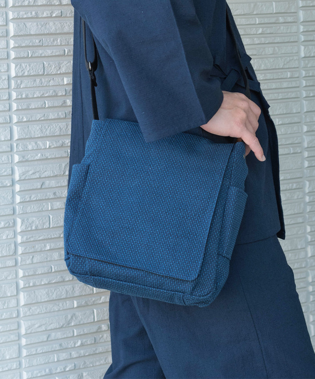 刺子織ショルダーバッグ