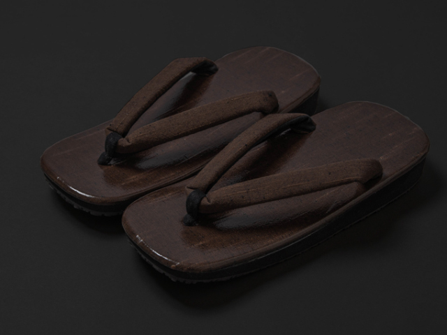 たてスラブ厚底滑り止雪駄