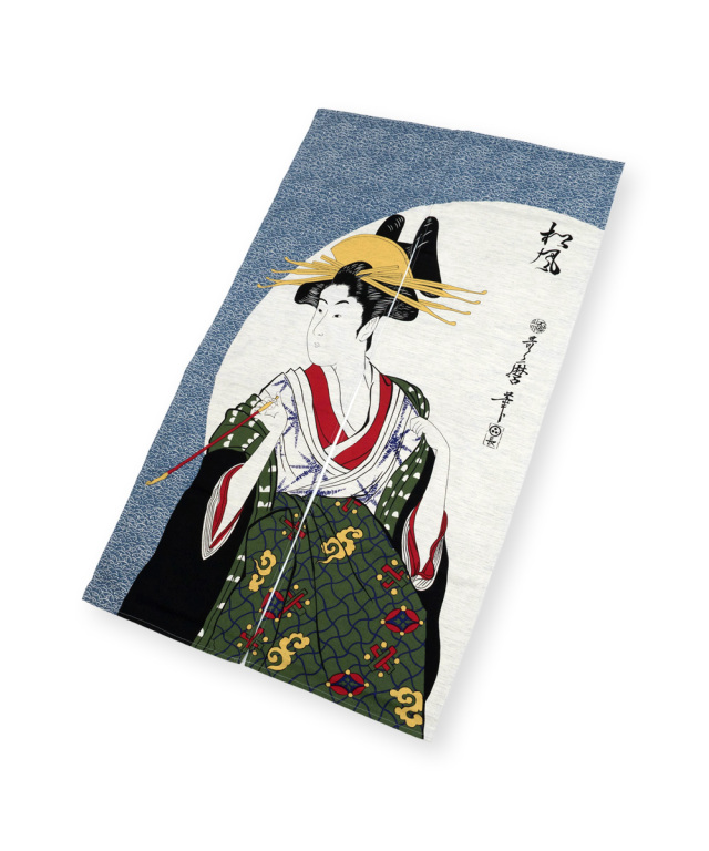 浮世絵のれん 松風 108 | 作務衣・甚平通販 和粋庵