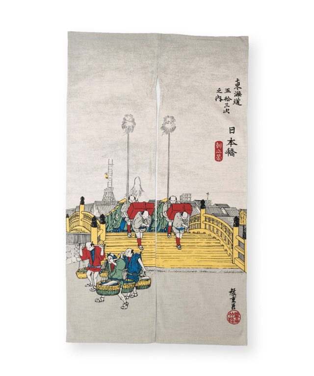 浮世絵のれん