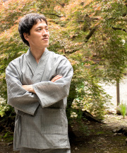 【24時間以内発送】小千谷縮 麻の葉柄 夏物 本麻 新品未使用 小千谷ちぢみ 小千谷縮 反物 無地 ライトブルー W40x1反 | IONOストア