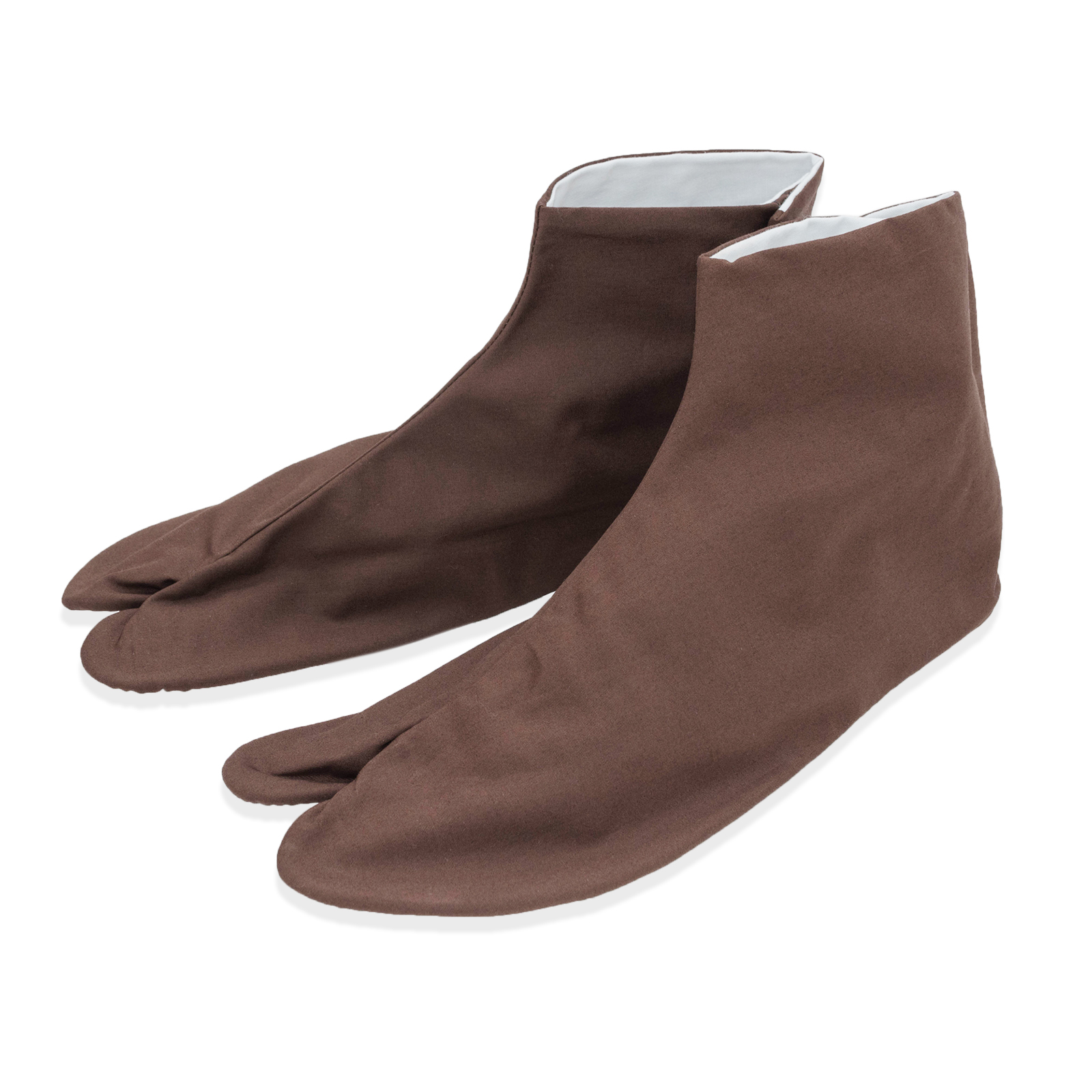 520209　色木綿足袋　４枚こはぜ 濃茶