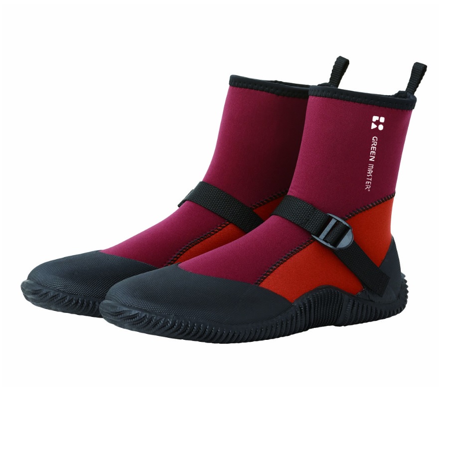 2622グリーンマスターライト　エンジ（アトム）１足