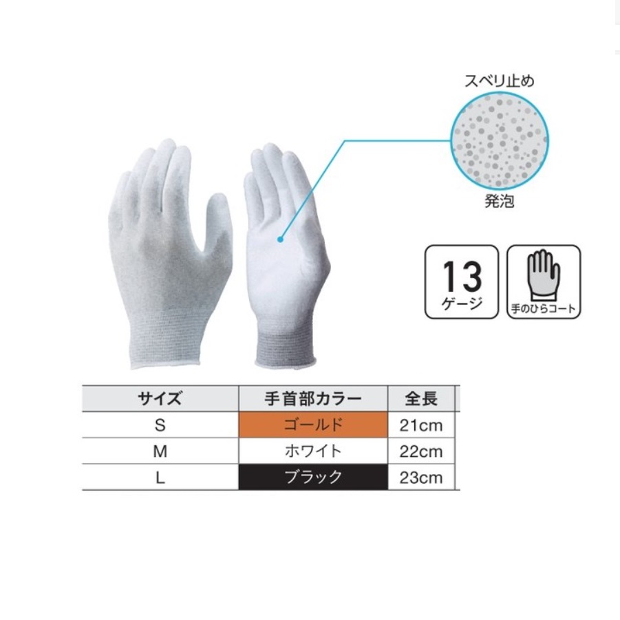 A０６２２ESDプロテクトパーム手袋１０双　ショーワグローブ