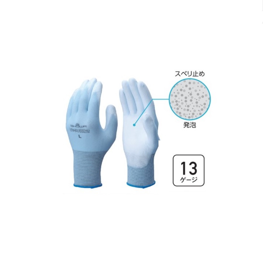 【まとめ買い】ピッタリ背抜き３双パック（ショーワグローブ）４０袋