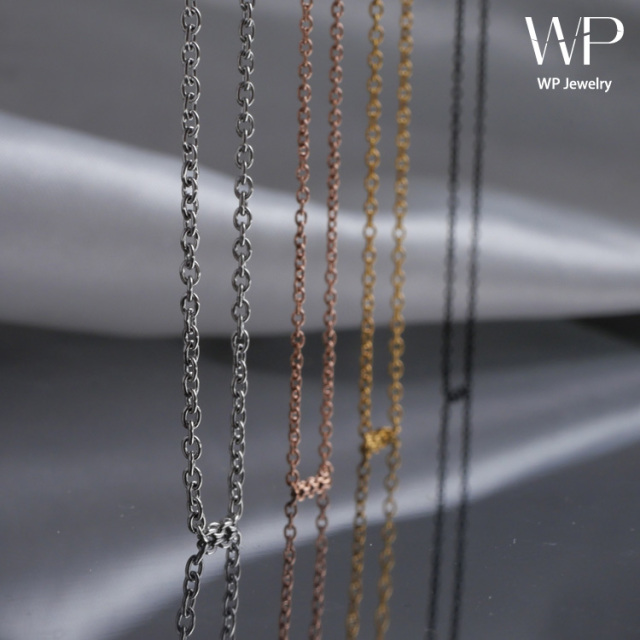 アジャスター付細身の小豆チェーン 01chain