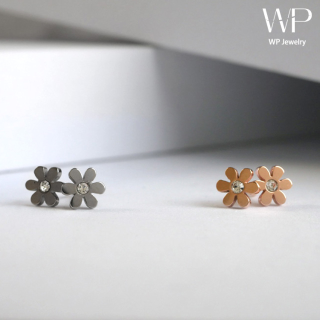 お花ジュエルピアス sces413