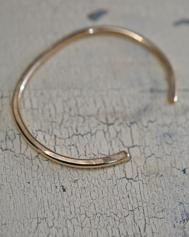 39 (SunKu/サンク)  Roller Press Bangle GOLD 10K/ ローラープレスバングル 10金