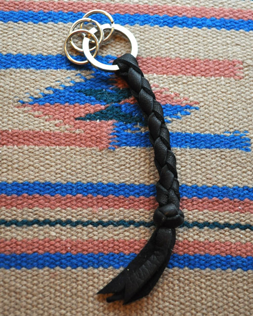 39 (SunKu/サンク) Deer Leather Keyring / ディア　レザー　キーリング