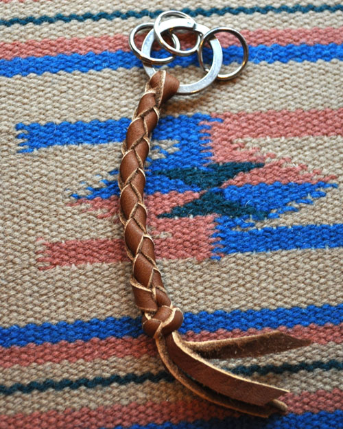 39 (SunKu/サンク) Deer Leather Keyring / ディア　レザー　キーリング