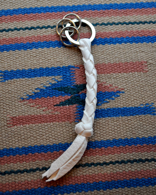 39 (SunKu/サンク) Deer Leather Keyring / ディア　レザー　キーリング