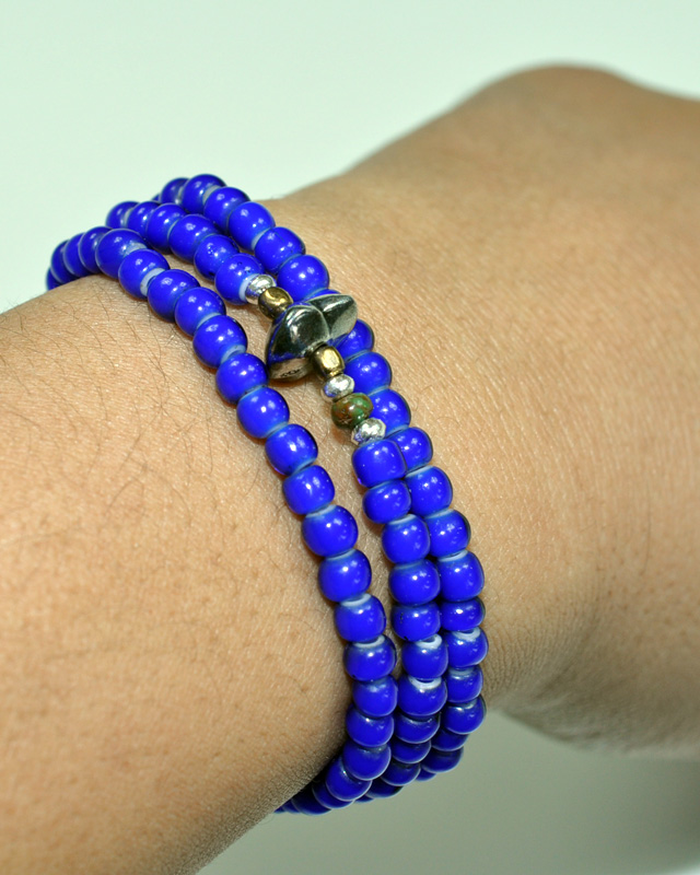 39 [SunKu] サンク White Heart Beads Necklace & Bracelet