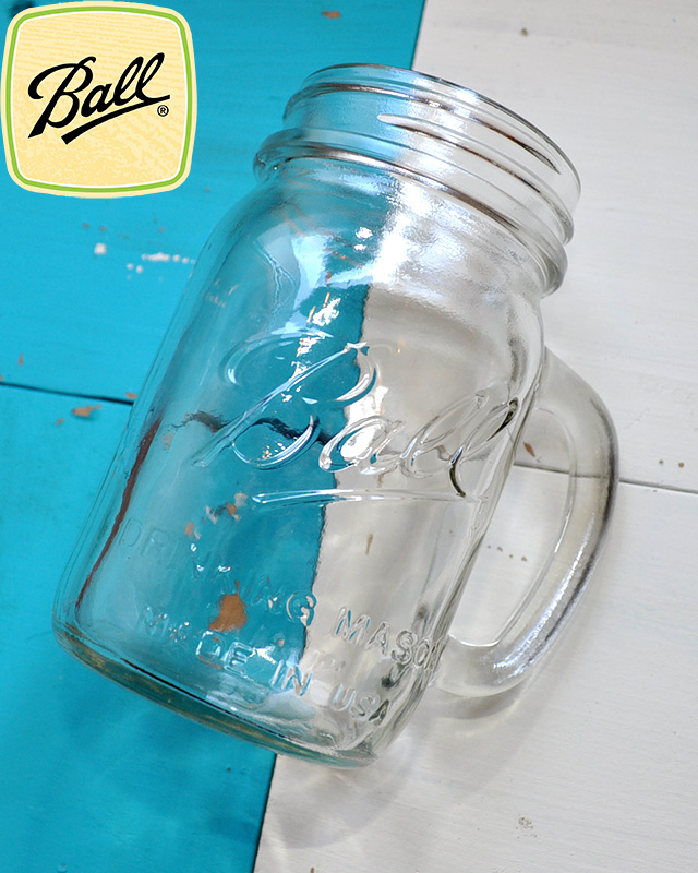 Ball Maison Jar ボール メイソンジャー 16oz Drinking Mug 16oz ドリンキングマグ Made In