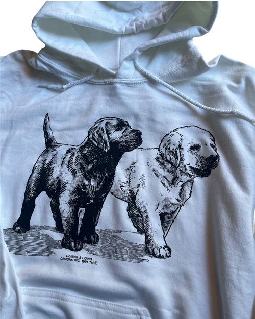 Coming & Going Designs(カミング&ゴーイング デザイン) Art Designs Hoodie / Labrador Puppi