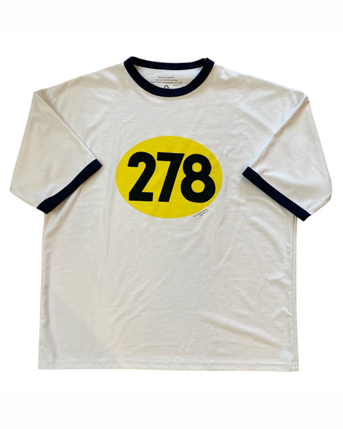 Cloveru (クローバル) Cloveru®︎ Recycle Ringer WIDE Tee 【 NUMBER 278 】