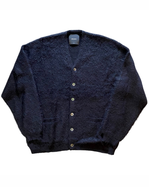 Cloveru (クローバル) Simple Wool Mohair Cardigan