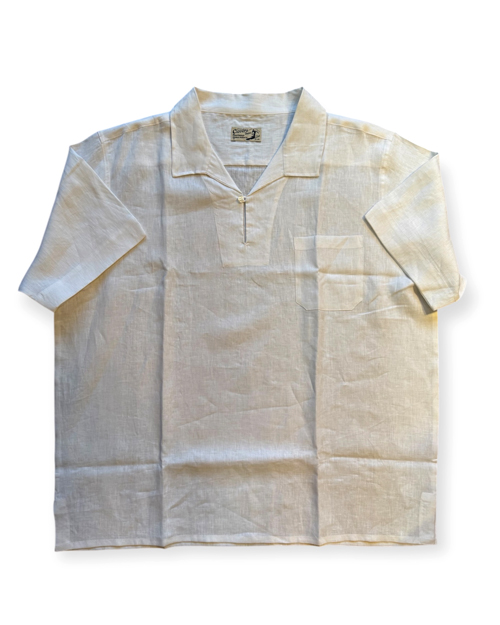 Cloveru (クローバル) COMFORT LINEN SKIPPER SHIRTS
