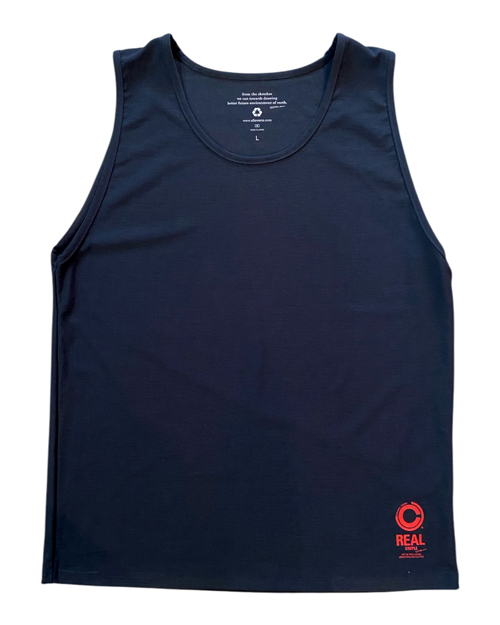 Cloveru (クローバル) Japan Made Recycle MUJI STANDARD FIT Tank 【BLACK】