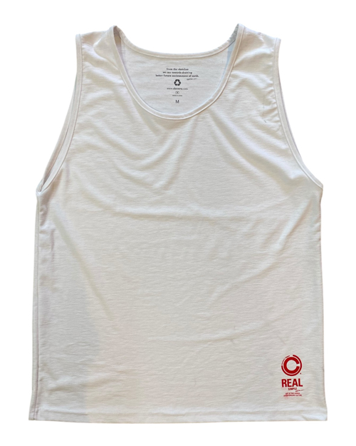 Cloveru (クローバル) Japan Made Recycle MUJI STANDARD FIT Tank 【WHITE】