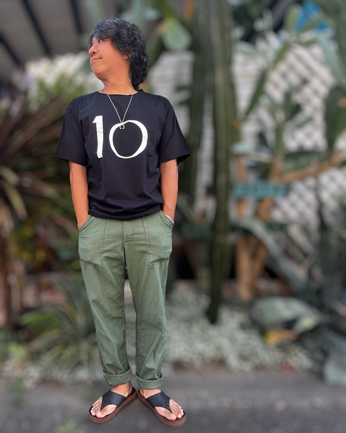 LIFE IS .... 10th Anniversary ROUGH NECK TEE
