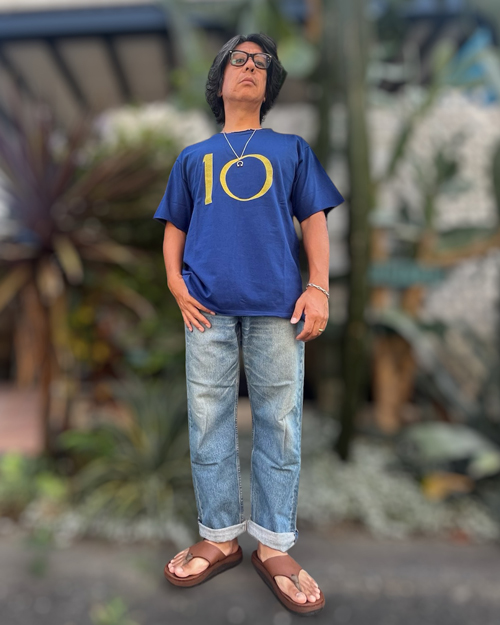 LIFE IS .... 10th Anniversary ROUGH NECK TEE