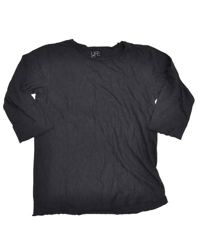 【50%OFF】LIFE IS ....（ライフイズ) ROUFH NECK 7 SLEEVE/ ラフネック 7分袖