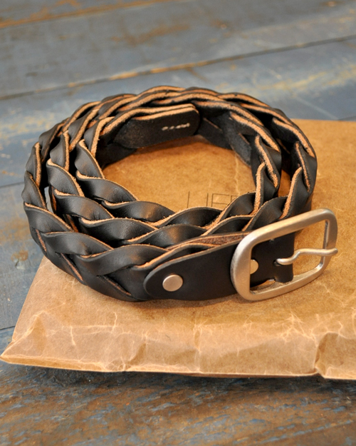 LIFE IS ....（ライフイズ) Waving Leather BELT/ ウェイビング レザー ベルト