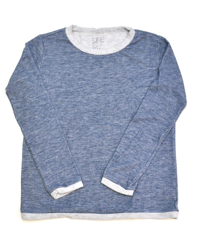 【50%OFF】LIFE IS ....（ライフイズ) RELAX NECK SWEAT/ リラックスネックスウェット