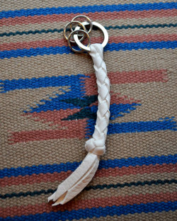 39 (SunKu/サンク) Deer Leather Keyring / ディア　レザー　キーリング