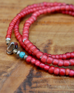 WATER限定 39 (SunKu/サンク) Antique Beads Necklace & Bracelet / アンティークビーズ ネックレス&ブレスレット