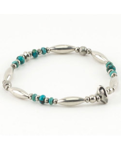39 (SunKu/サンク)  Pipe Beads Bracelet 925/ パイプビーズブレスレット シルバー