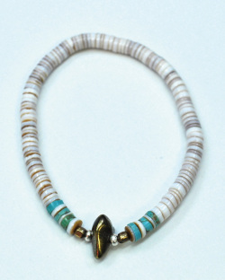 39 (SunKu/サンク)  White Shell Beads Bracelet / ホワイトシェルビーズ ブレスレット