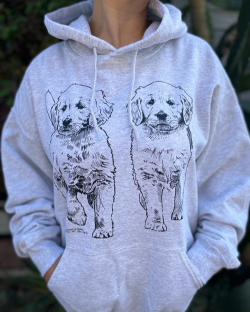 Coming & Going Designs(カミング&ゴーイング デザイン) Art Designs Hoodie / Golden Puppi