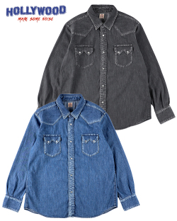 STANDARD CALIFORNIA  SD Denim Western Shirt Vintage Wash