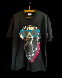 【ネコポス可】STAY GOLDOG (スティゴールドッグ) BLACK LAB GLASSES TEE