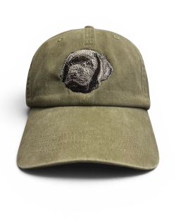 Superior Stitch Embroidery(スーペリア ステッチ エンブロイダリー) Labrador Retriever Pigment-Dyed Cap 【PUPPY】