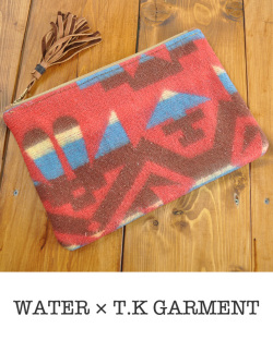 WATER × T.K GARMENT (ティーケーガーメント) CLUTCH BAG/クラッチバッグ