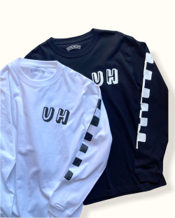 ULTRA HEAVY (ウルトラヘビー) ULTRA HEAVY (ウルトラヘビー) チェッカー&UHロゴ ロングスリーブTシャツ