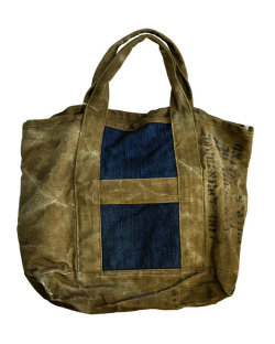 T.K GARMENT(ティーケーガーメント) x WATER VINTAGE TOTE BAG /ヴィンテージ トートバッグ