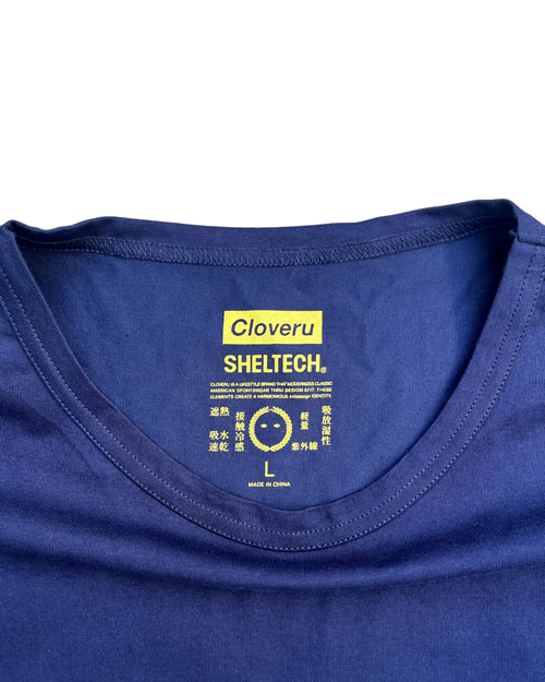 Cloveru (クローバル) Wide College Logo Tee