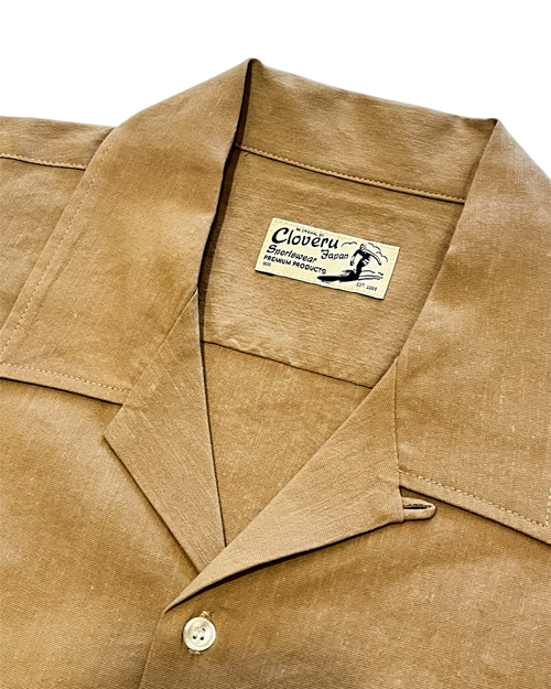 Cloveru COMFORT LINEN SHIRTS / Navy | BIZARRE GREEN